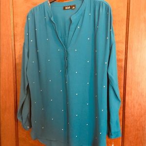 ❤️A.N.A. NWT Teal Top.  Size S.